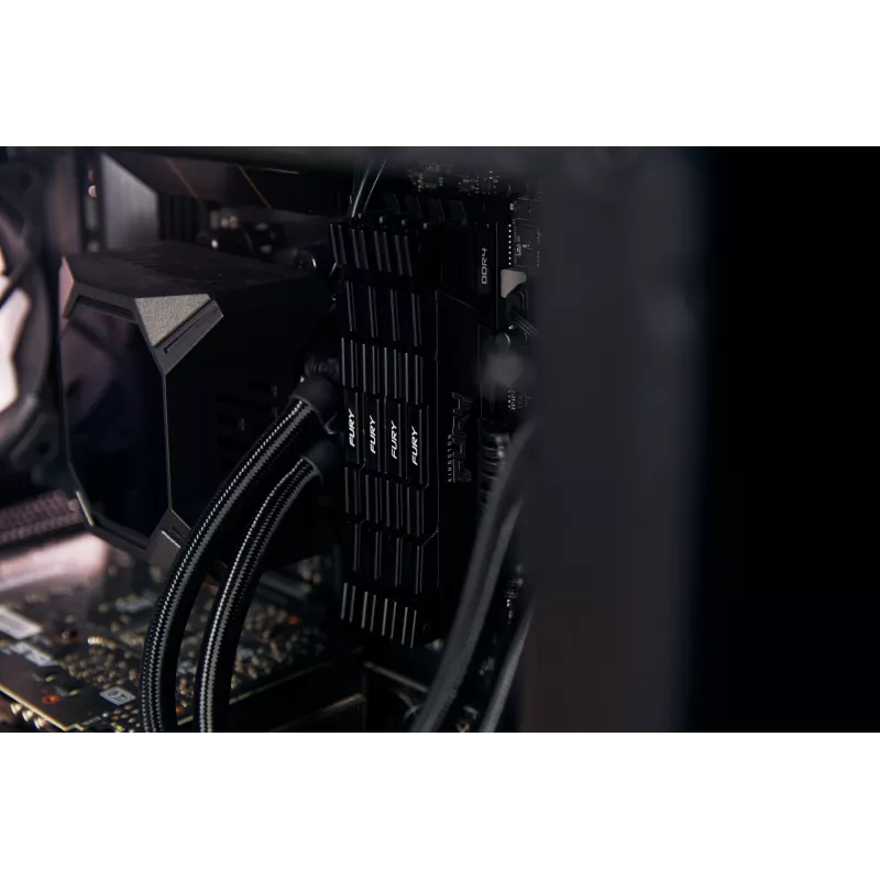Kingston Technology FURY 64GB 3600MT/s DDR4 CL16 DIMM (zestaw 4 kości) Renegade Czarny