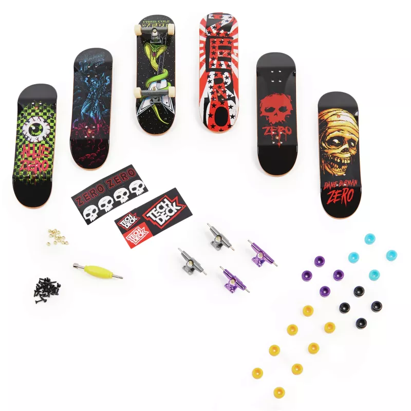 Tech Deck, Sk8shop Fingerboard Bonus Pack, Kolekcjonerskie i konfigurowalne mini deskorolki (wzory mogą się różnić)