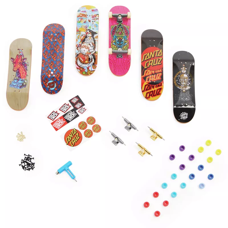 Tech Deck, Sk8shop Fingerboard Bonus Pack, Kolekcjonerskie i konfigurowalne mini deskorolki (wzory mogą się różnić)