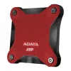 Zewnętrzny dysk SSD ADATA SD620 512 GB, USB 3.2 Gen 2 Micro-USB B, czerwony, silikonowa obudowa