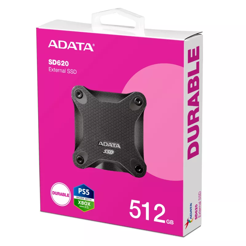 ADATA SD620 512 GB Micro-USB B 3.2 Gen 2 (3.1 Gen 2) Czarny