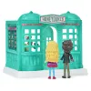 Wizarding World Harry Potter, Magical Minis Honeydukes Sweet Shop z 2 ekskluzywnymi figurkami i 5 akcesoriami, zabawki dla dzieci w wieku od 6 lat