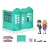 Wizarding World Harry Potter, Magical Minis Honeydukes Sweet Shop z 2 ekskluzywnymi figurkami i 5 akcesoriami, zabawki dla dzieci w wieku od 6 lat