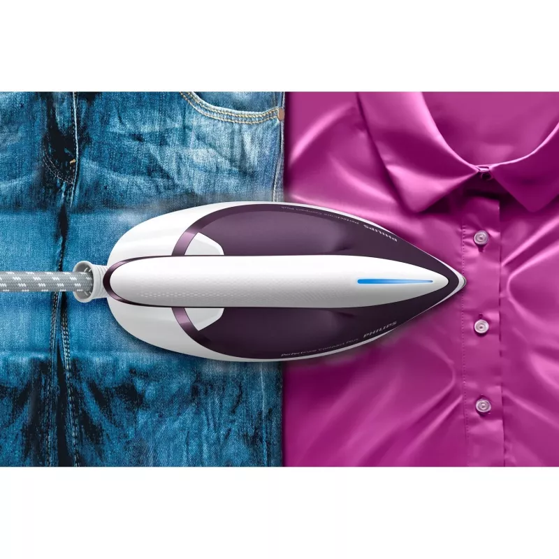 Stacja parowa Philips GC7933/30 2400 W 1,5 L podeszwa SteamGlide Plus Fioletowa