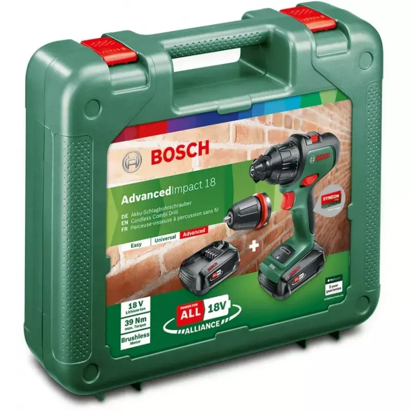Wiertarka udarowa akumulatorowa Bosch AdvancedImpact 18