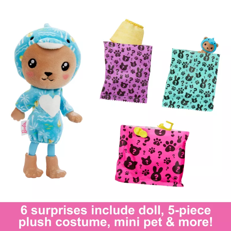 Lalka modowa MATTEL Barbie Cutie Reveal lalka Wielokolorowa 139mm