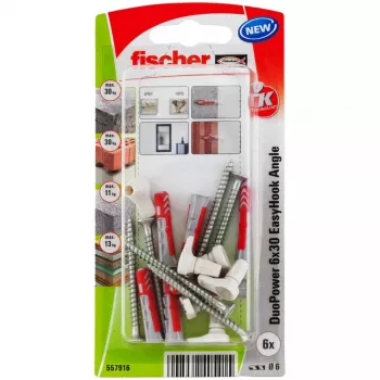 Fischer 557916 zestaw wkrętów i kołków rozporowych