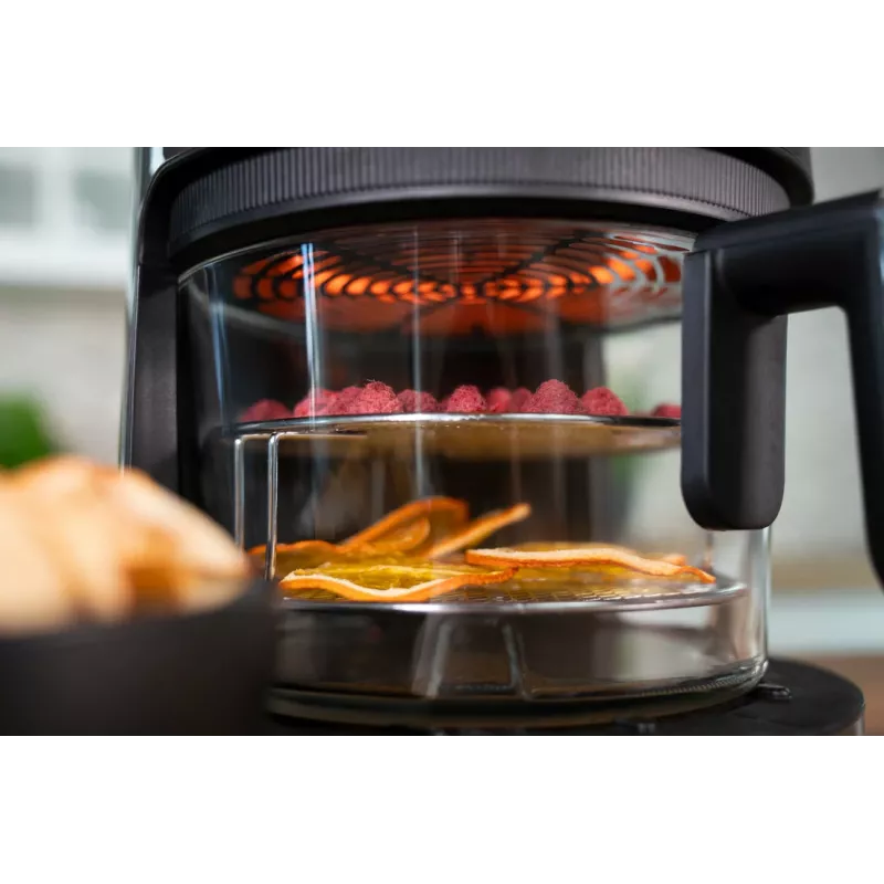 Frytkownica gorącego powietrza Unold 58695, pojedyncza, 3,5 L, wolnostojąca, 1200 W, czarna