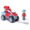 Pojazd zabawkowy Spin Master Paw Patrol Fire Rescue Ryder's Rescue Vehicle z wyrzutnią drona i figurką Rydera