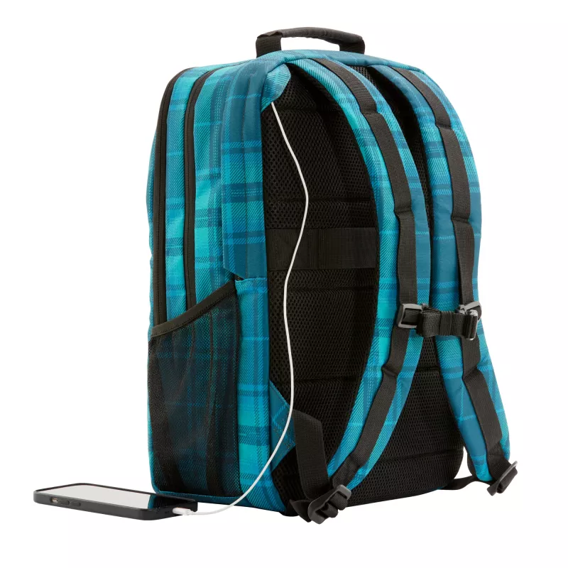 HP Campus XL Tartan Plaid Backpack, plecak, 620 g