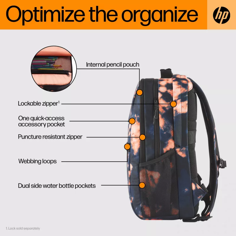 HP Campus XL Tartan Plaid Backpack, plecak, 620 g