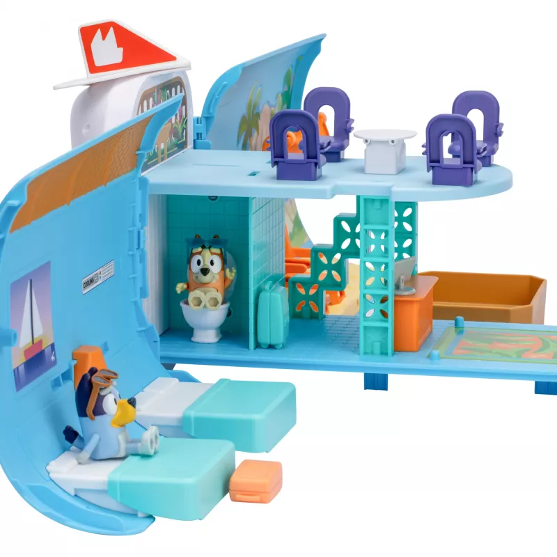 Zestaw lotniskowo-samolotowy Moose Toys Bluey 3 w 1 Wielokolorowy
