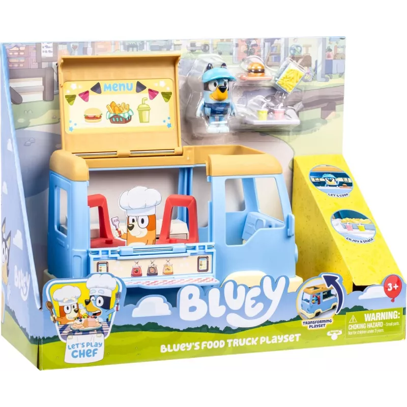Zestaw zabawkowy TMTOYS Moose Toys MS18919 — zestaw kawiarniany Bluey, plastik, wielokolorowy, wiek 3+