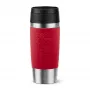 EMSA Travel Mug Classic N2020400 kubek turystyczny 360 ml Czarny, Czerwony, Stal nierdzewna