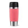 EMSA Travel Mug Classic 360 ml koralowy stal nierdzewna kubek termiczny podróżny