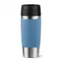 EMSA Travel Mug Classic 360 ml niebieski kubek termiczny ze stali nierdzewnej