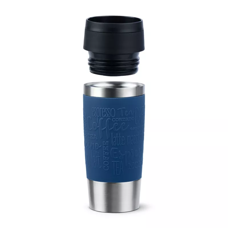 EMSA Travel Mug Classic N2020300 kubek termiczny 360 ml Czarny, Niebieski, Stal nierdzewna Stal nierdzewna