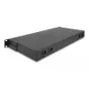 DeLOCK 19-calowy światłowodowy panel krosowy HD 1U, czarny, metalowy, montaż w szafie rack