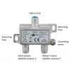 Rozdzielacz kablowy Goobay SAT Priority Splitter
