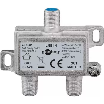 Rozdzielacz kablowy Goobay SAT Priority Splitter
