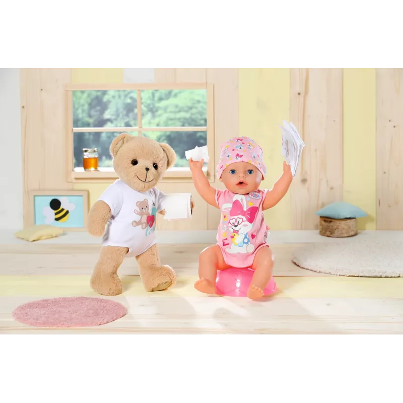 BABY born Bear biały, Miś pluszowy BABY born Bear biały. Typ produktu: Miś pluszowy, Zalecany wiek (maks.): 12 l.