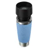 EMSA Travel Mug Waves Grande 500 ml niebieski, stal nierdzewna