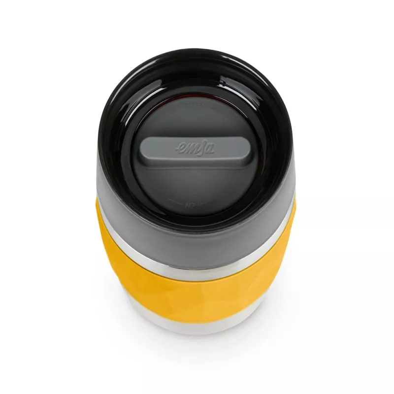 EMSA Travel Mug Compact 300 ml stal nierdzewna, żółty