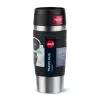 EMSA Travel Mug Waves 360 ml czarny kubek termiczny ze stali nierdzewnej