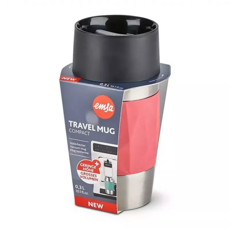 Kubek termiczny EMSA N21604 0,3 l, koralowy, stal nierdzewna