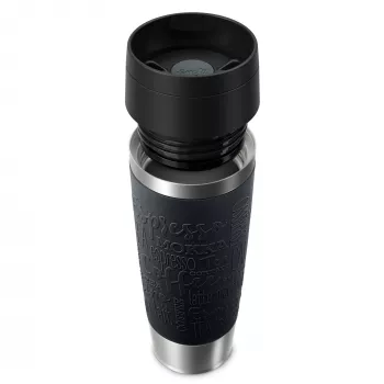 EMSA Travel Mug Classic N2022000 kubek podróżny 500 ml czarny, stal nierdzewna stal nierdzewna