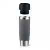 Kubek termiczny EMSA Classic Grande 500 ml — szary, stal nierdzewna, silikonowa osłona, polipropylenowa pokrywka, Ø 8,3 cm × 240 mm