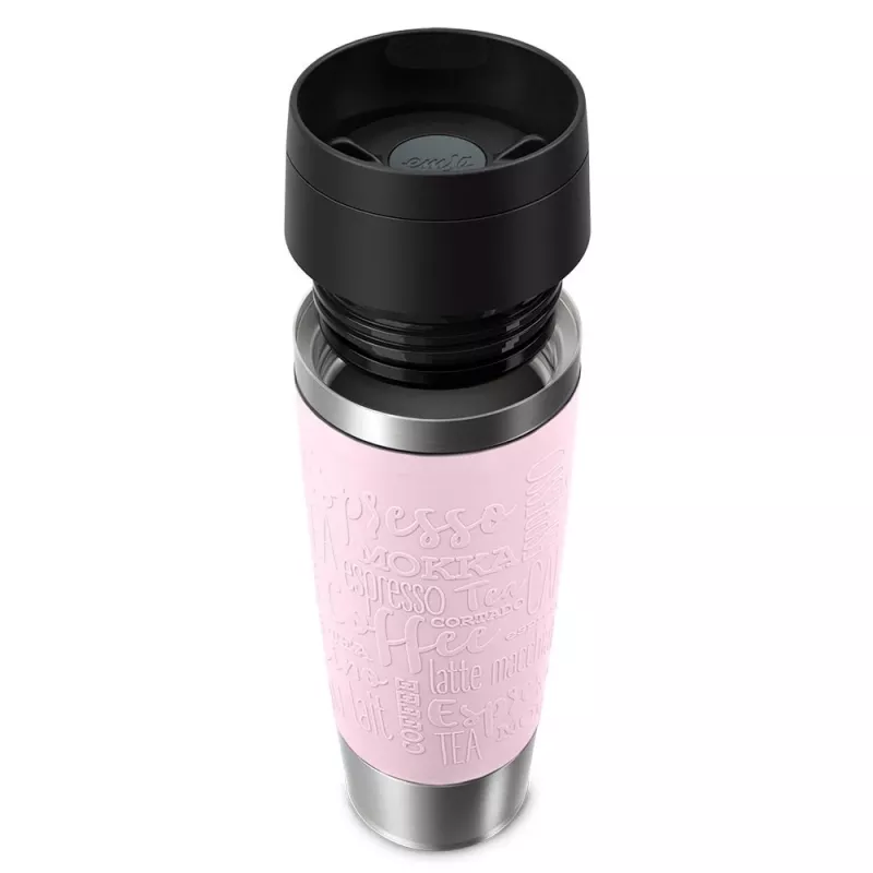 EMSA Kubek termiczny Classic Grande 500 ml różowy, stal nierdzewna