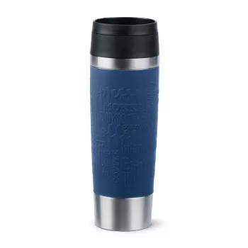 EMSA Travel Mug Classic N2022100 kubek termiczny 500 ml Czarny, Niebieski, Stal nierdzewna Stal nierdzewna