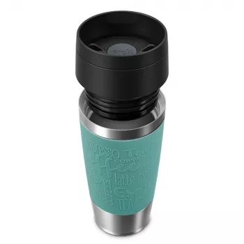 EMSA Travel Mug Classic 360 ml niebieski kubek termiczny ze stali nierdzewnej