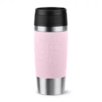 EMSA Travel Mug Classic 360 ml różowy kubek termiczny ze stali nierdzewnej