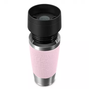 EMSA Travel Mug Classic 360 ml różowy kubek termiczny ze stali nierdzewnej