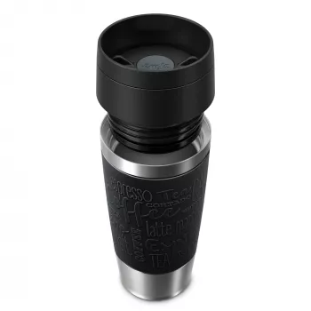 EMSA Travel Mug Classic N2020200 kubek podróżny 360 ml Czarny, Stal nierdzewna Stal nierdzewna