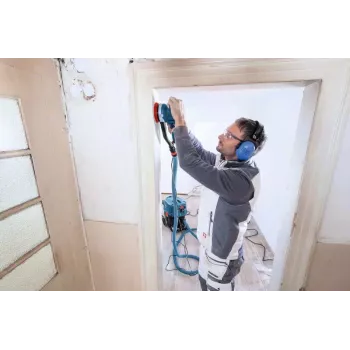 Bosch GET 75-150 Professional Szlifierka mimośrodowa 7300 RPM 14600 OPM Czarny, Niebieski 750 W