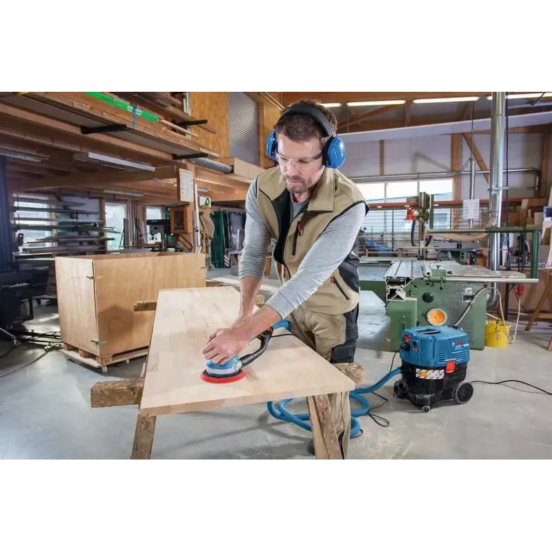 Bosch GET 75-150 Professional Szlifierka mimośrodowa 7300 RPM 14600 OPM Czarny, Niebieski 750 W