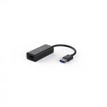 Kensington UA0000E Adapter Ethernet USB-A — Czarny, Przewodowy, USB, Ethernet, 5000 Mbit/s, Czarny