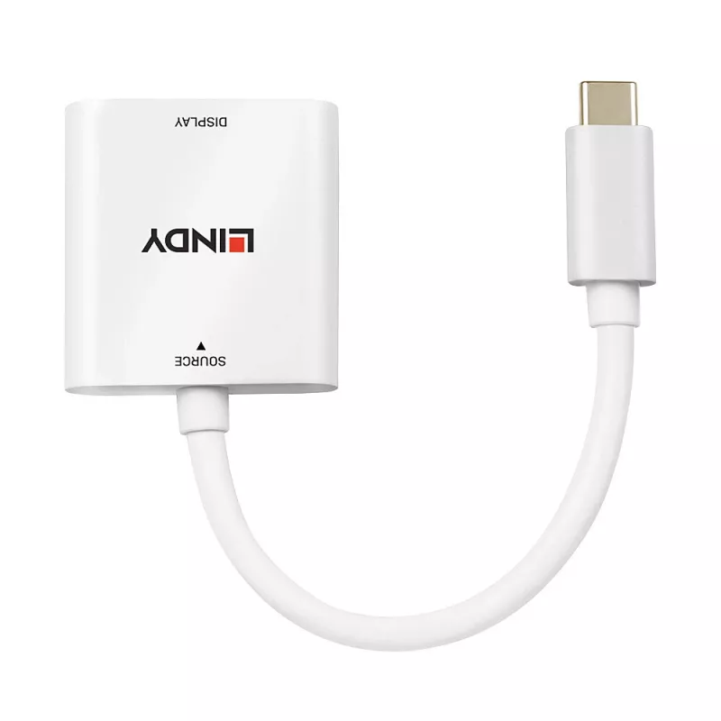 Konwerter I/O USB-C na HDMI Lindy 43339 1 czarny