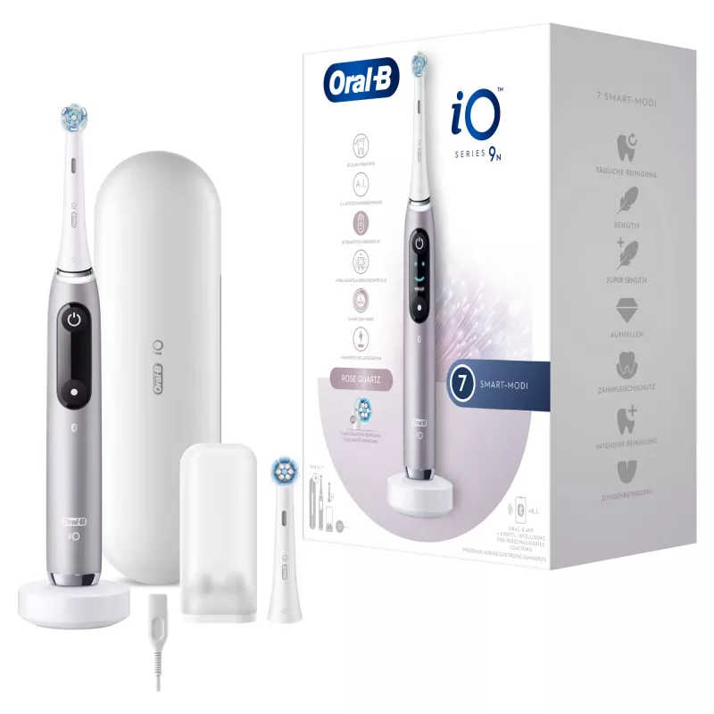 Szczoteczka obrotowo-oscylacyjna dla dorosłych Oral-B iO Series 9n Rose
