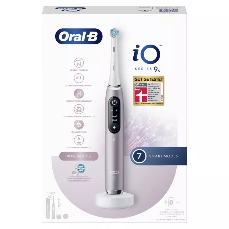 Szczoteczka obrotowo-oscylacyjna dla dorosłych Oral-B iO Series 9n Rose