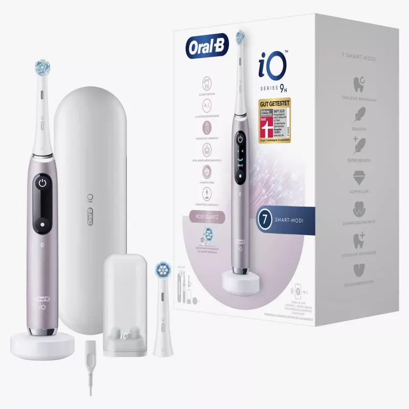 Szczoteczka obrotowo-oscylacyjna dla dorosłych Oral-B iO Series 9n Rose