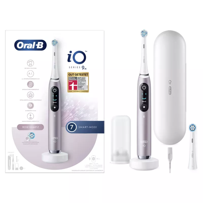 Szczoteczka obrotowo-oscylacyjna dla dorosłych Oral-B iO Series 9n Rose