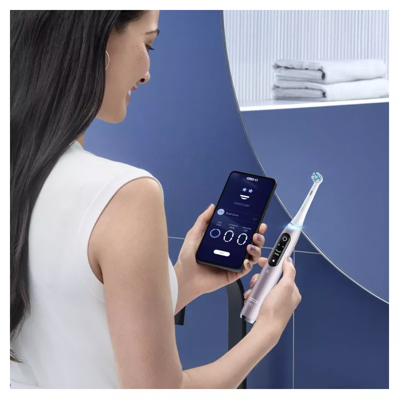 Szczoteczka obrotowo-oscylacyjna dla dorosłych Oral-B iO Series 9n Rose