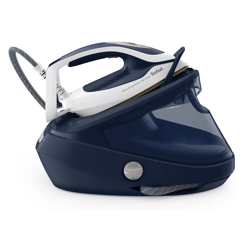 Tefal Pro Express Ultimate II GV9720 1.2 L Durilium Airglide Autoclean Ultra Thin soleplate niebieski, biały