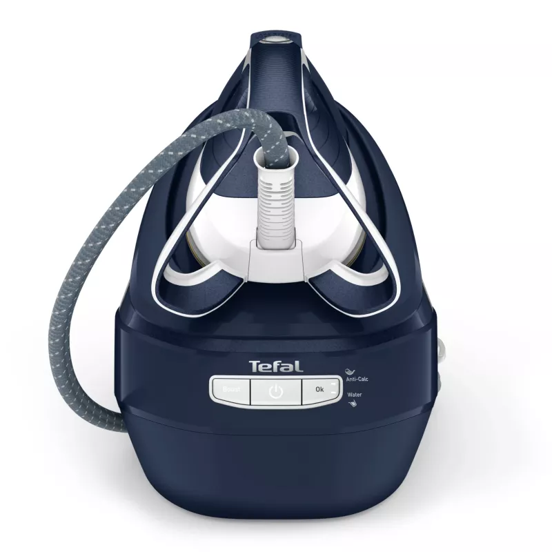 Tefal Pro Express Ultimate II GV9720 1.2 L Durilium Airglide Autoclean Ultra Thin soleplate niebieski, biały