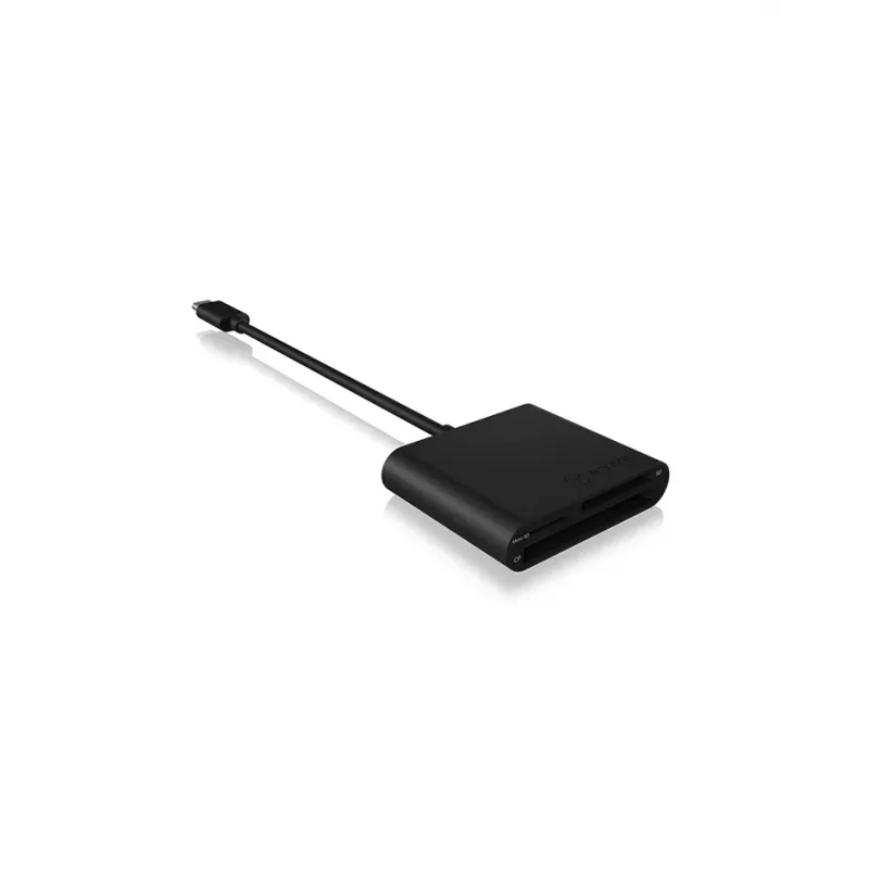 Czytnik kart ICY BOX IB-CR301-C3 USB 3.2 Gen 1 (3.1 Gen 1) Type-C Czarny