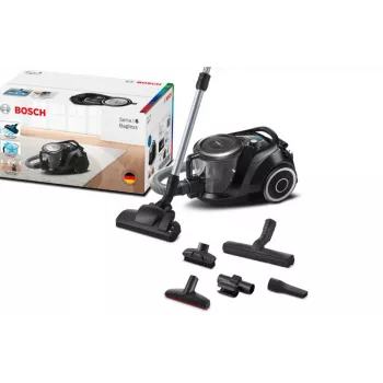 Odkurzacz Bosch Serie 6 BGC41XSIL, 2,4 l, cylinder, suchy, 700 W, bezworkowy